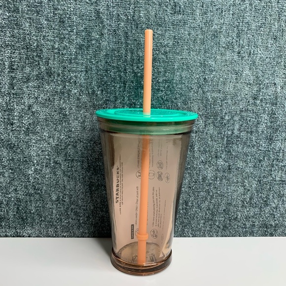 Starbucks Peach Glass Tumbler - Picture 2 of 5